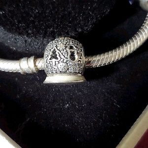 PANDORA Retired Wonderland Snow Globe